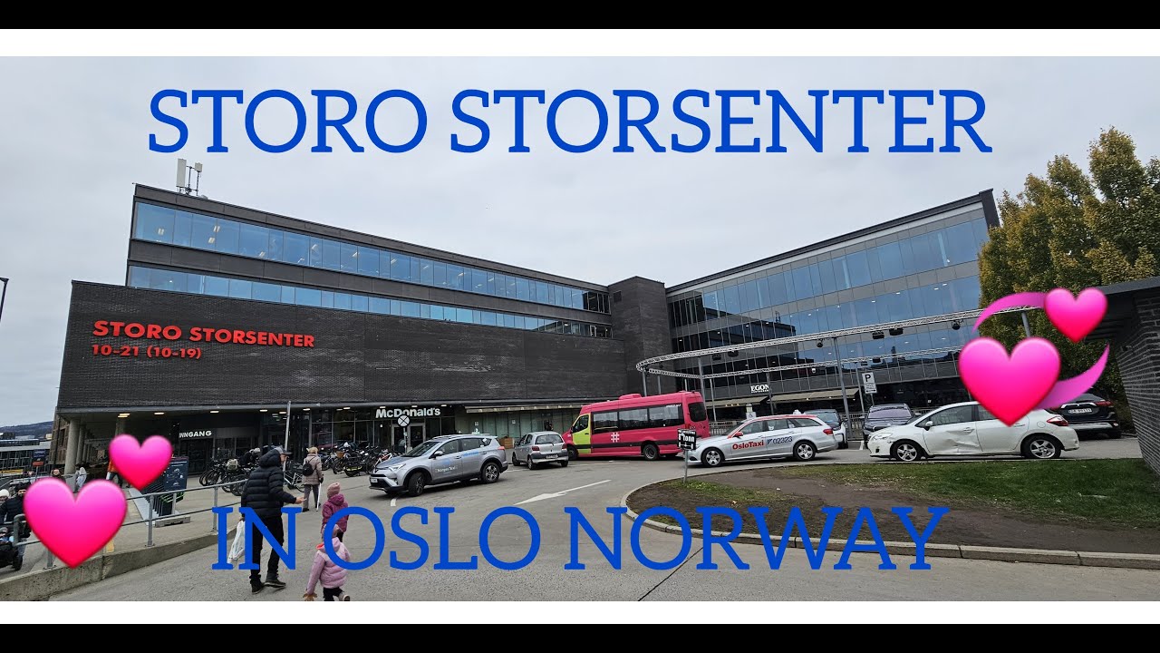Storo Storsenter , in Oslo -Norway , over 140 stores  (4K)