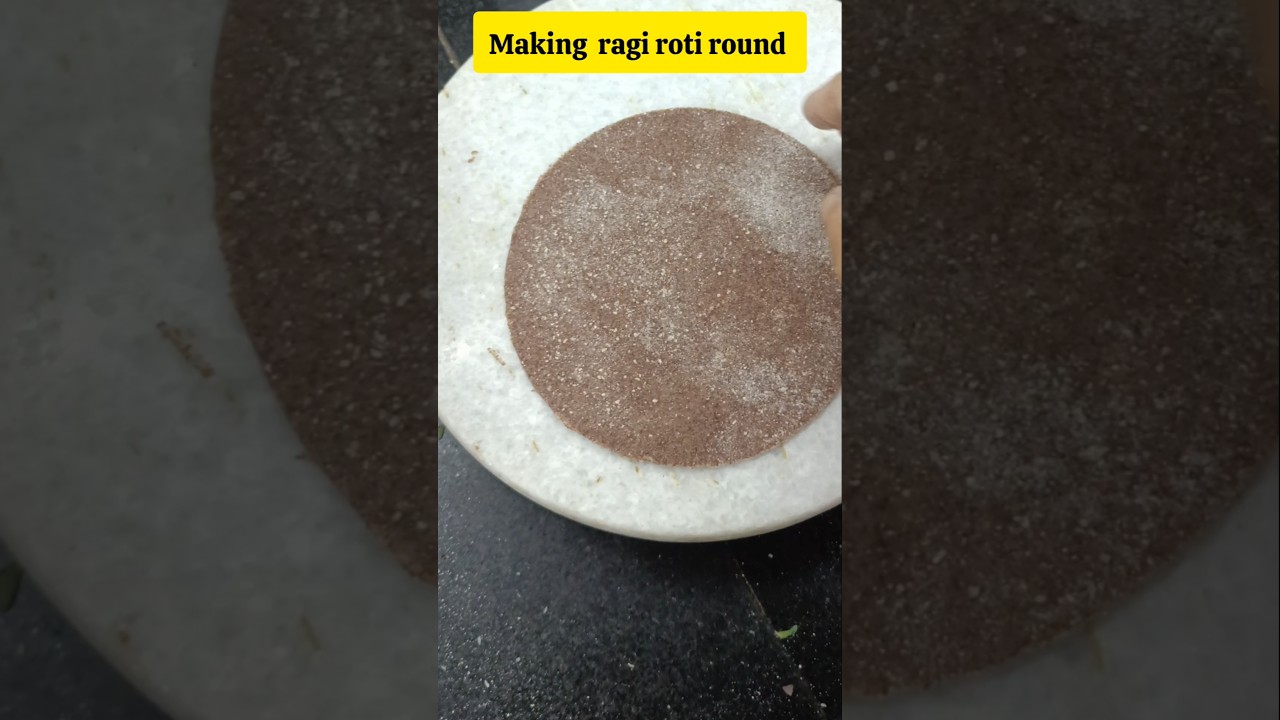 tips and tricks episode 48: making ragi roti round #shortsfeed