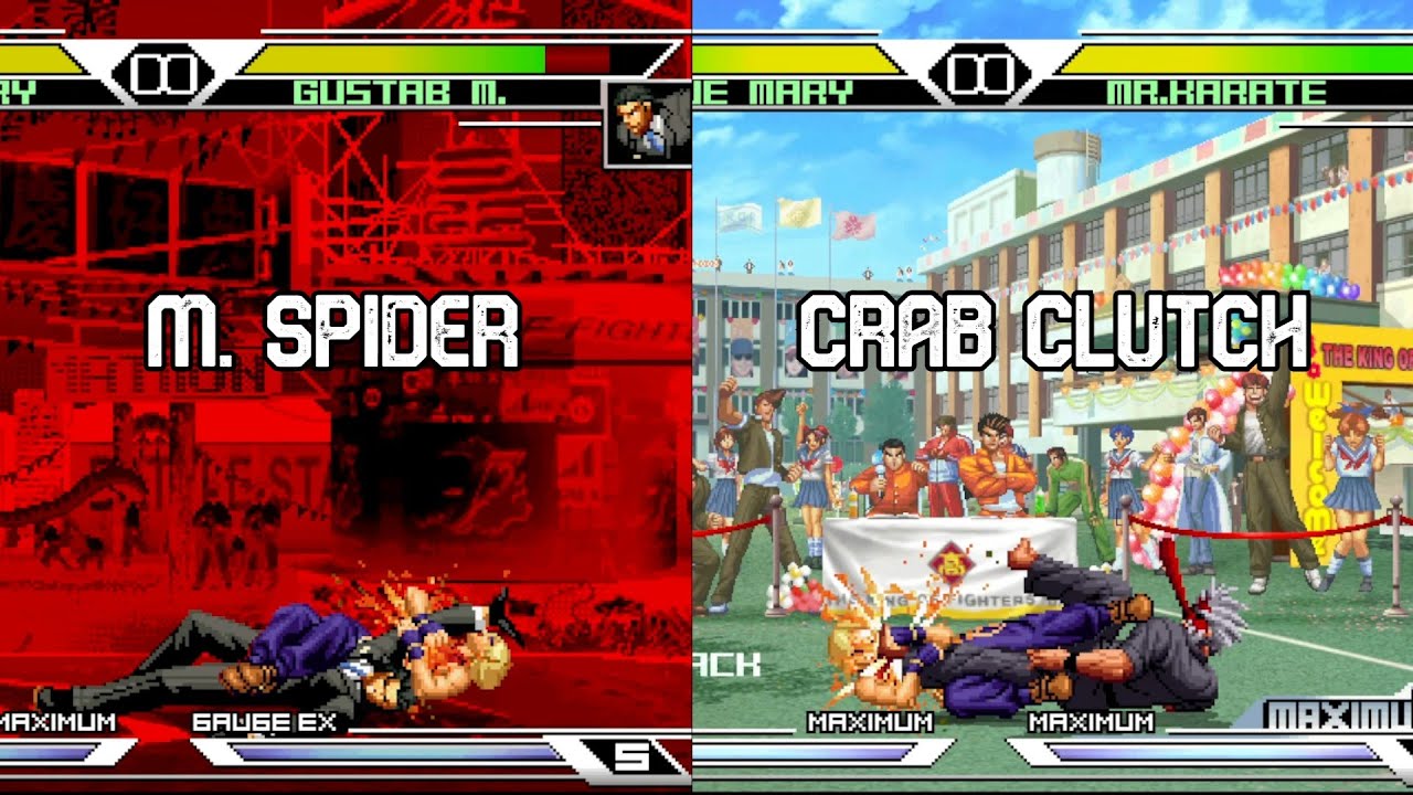 Blue Mary's Crab Clutch & M. Spider vs All (KOF Memorial)