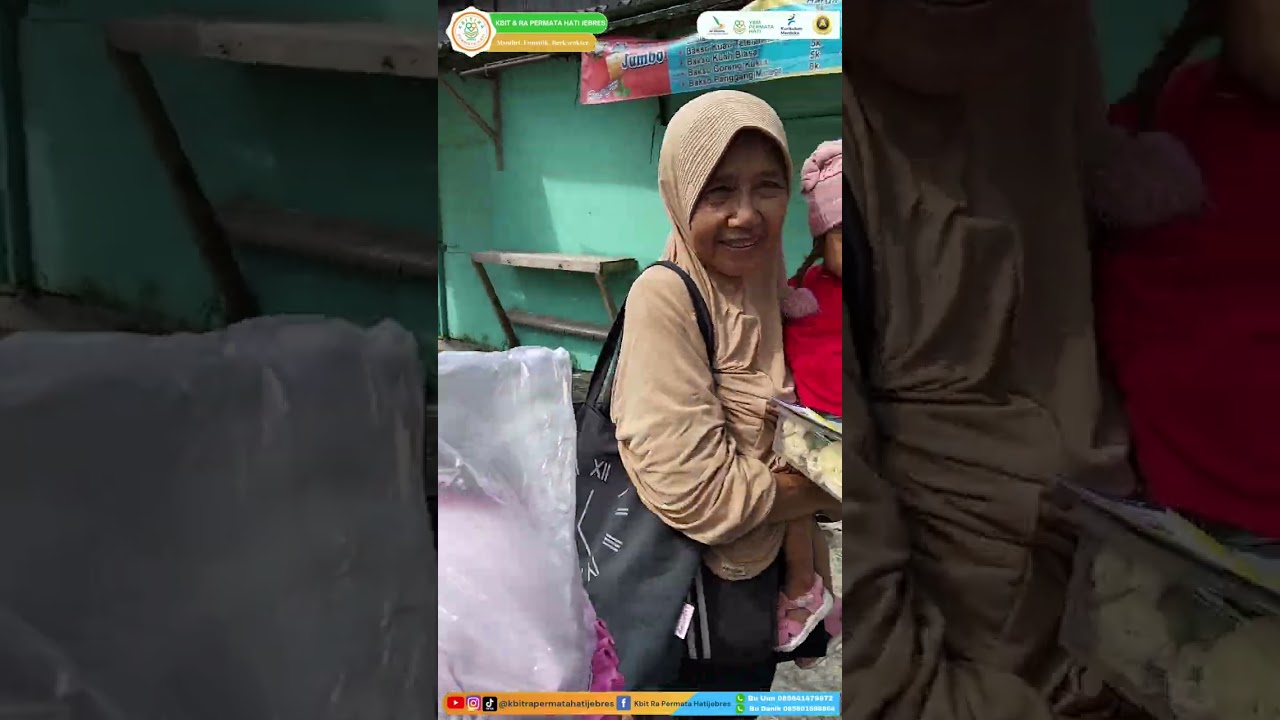 Kegiatan Jalan Sehat dan Berbagi sayur dengan Masyarakat Sekitar #kegiatansosial #permatahatijebres