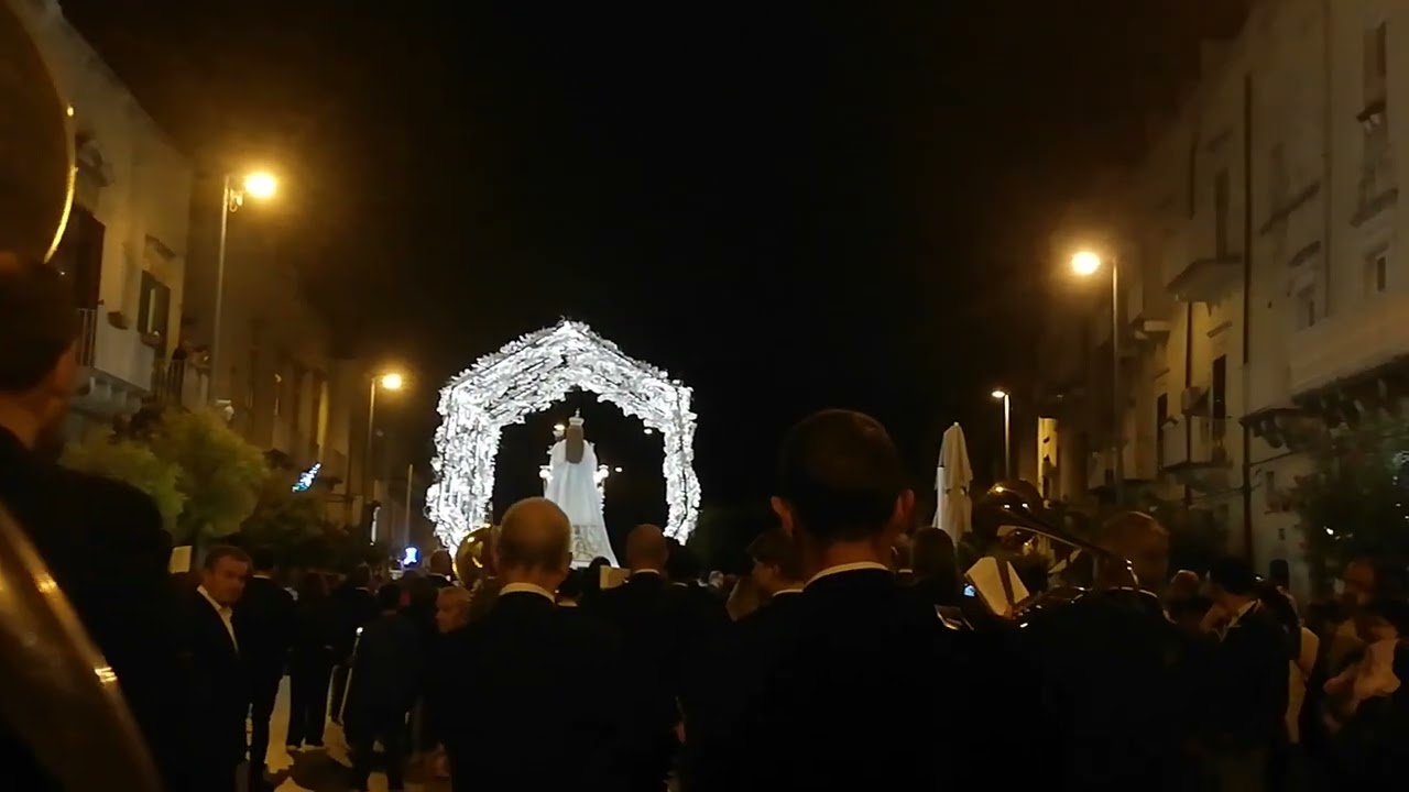 Marcia sinfonica Squinzano - Banda di Terlizzi - Processione della Madonna del Rosario 3/10/2022
