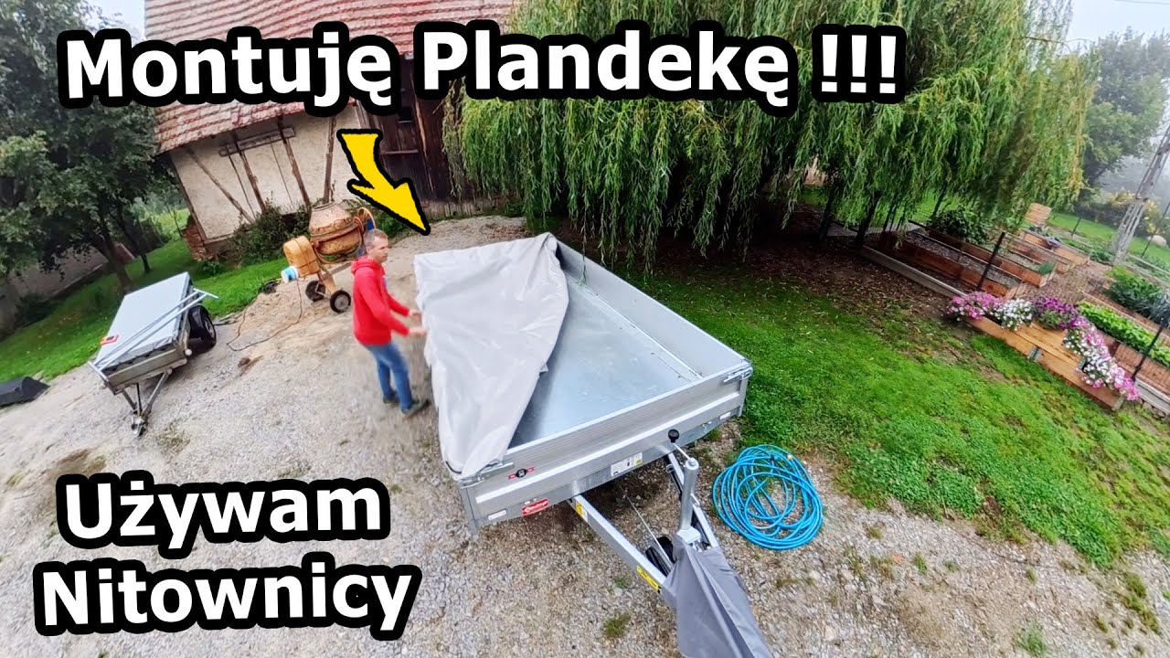 Montuję Zaczepy od Plandeki !!! - Jak działa Nitownica? *Opel Vectra nie przeszedł Badania? (