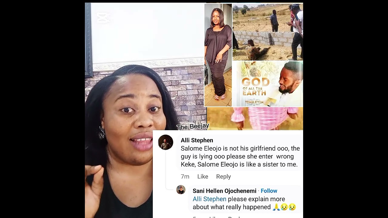 Timileyin Ajayi has unalived Salome Eleojo