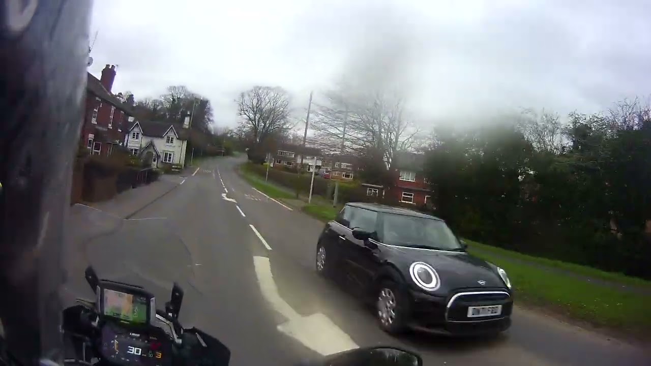 A449 to Stafford Hospital in Gale Force winds and rain