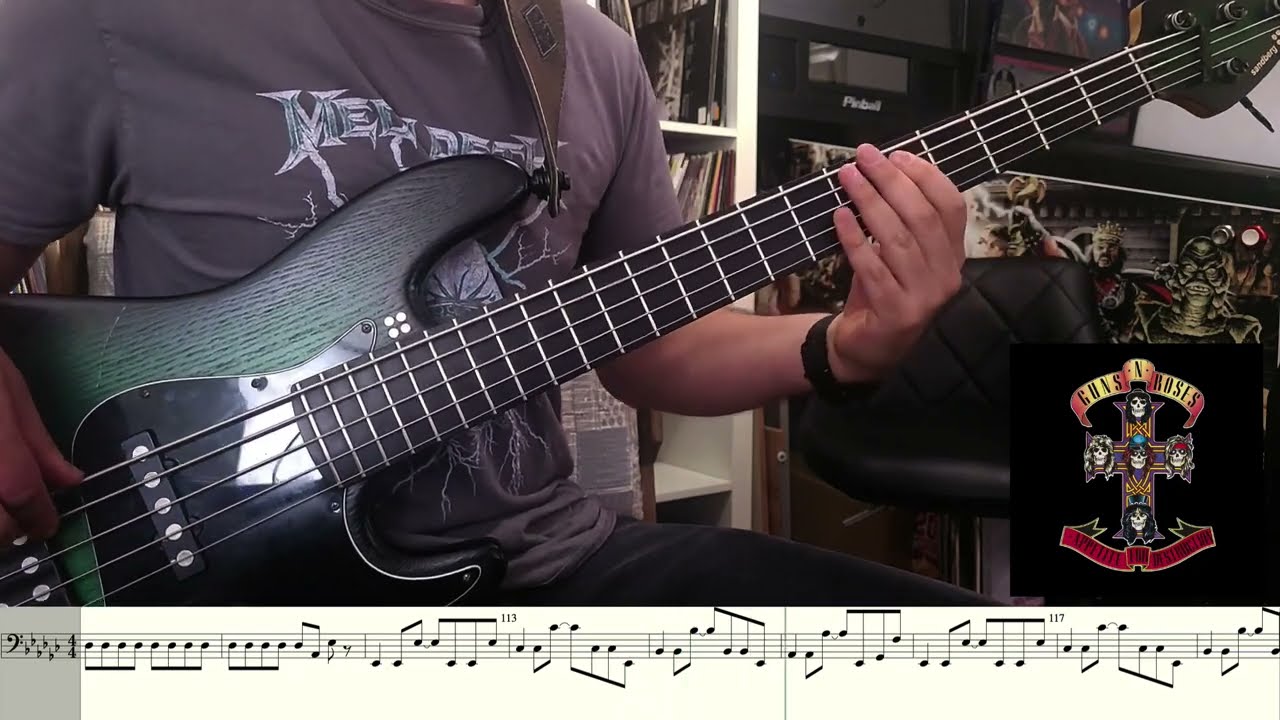 Guns N' Roses - Sweet Child O' Mine Bass Cover