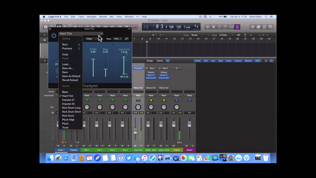 Logic Pro X: Finding your Klopfgeist!