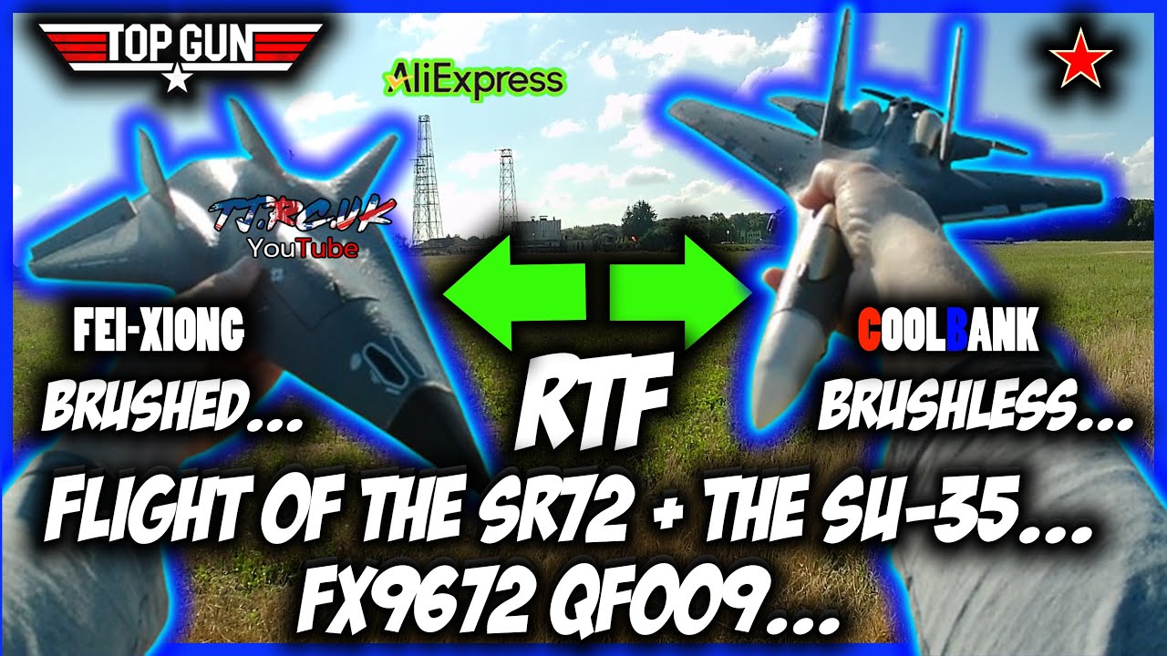 RC Model Jets-Darkstar SR-72 FX9672 vs The SU-35 QF009 #rcjet #rcjets #sr72 #su35 #rcplane #rtfjet