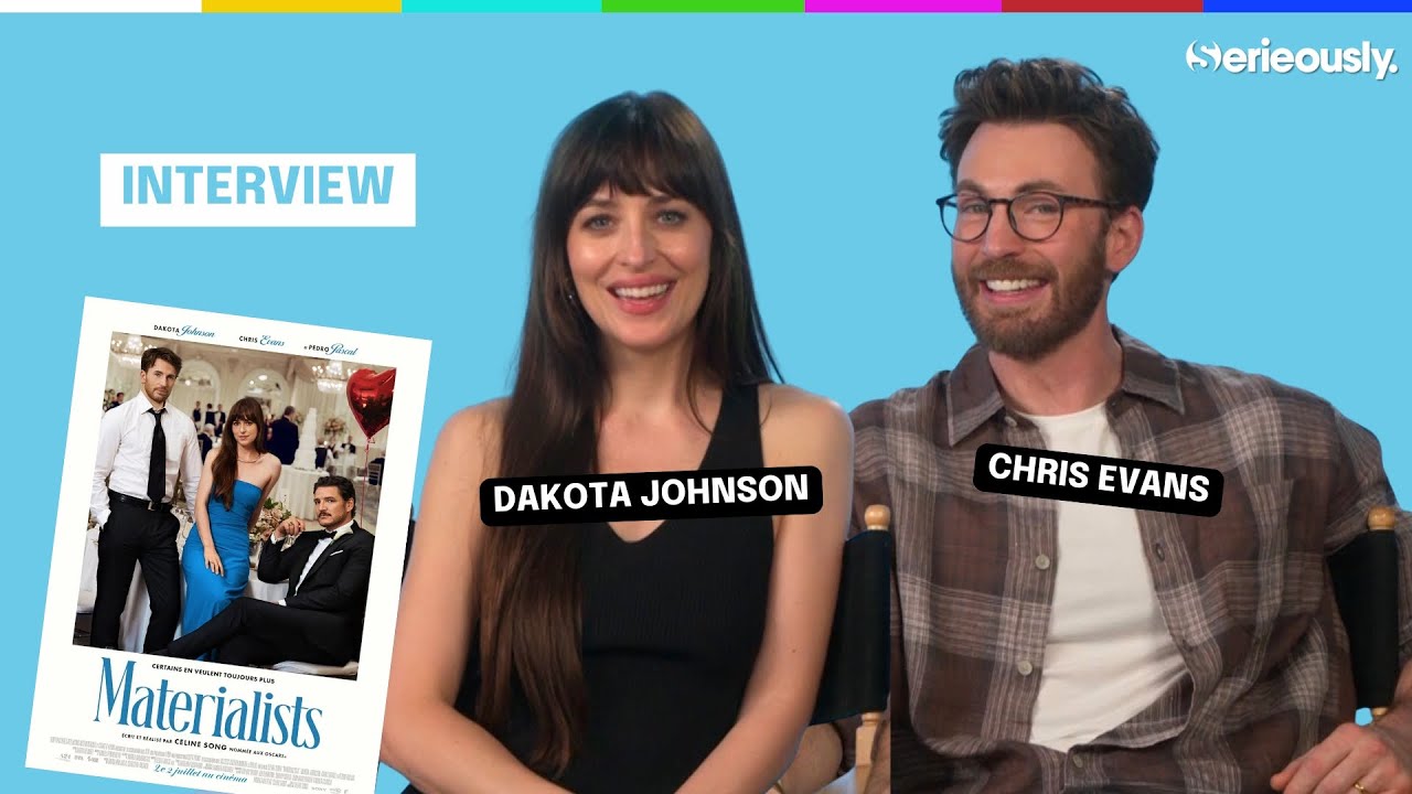 Materialists : CHRIS EVANS et Dakota Johnson ont répondu à nos questions