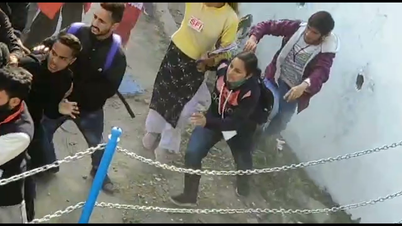 ABVP vs SFI || college fight || 2021😎😎😎🤘🤘🤘