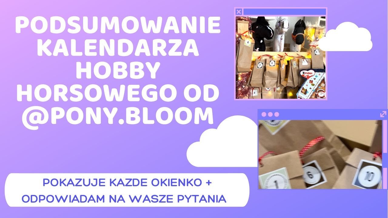 Podsumowanie kalendarza adwentowego od @Pony.Bloom.