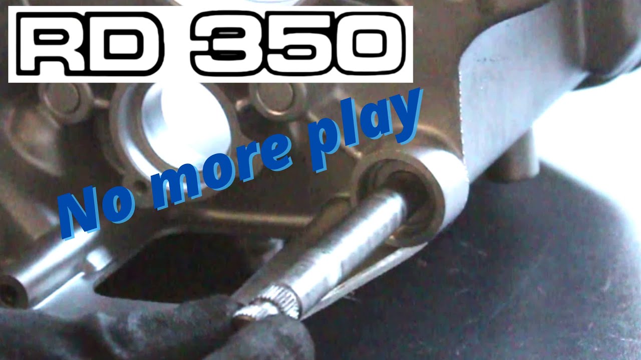 RD350LC shift shaft bushing install