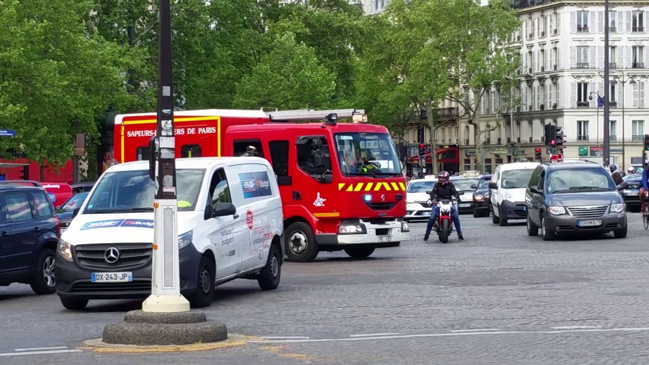 BSPP (Paris Fire Brigade) Responding
