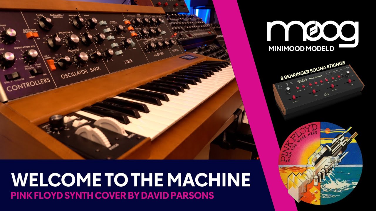 Minimoog Model D - Welcome to the Machine - Pink Floyd synth Cover