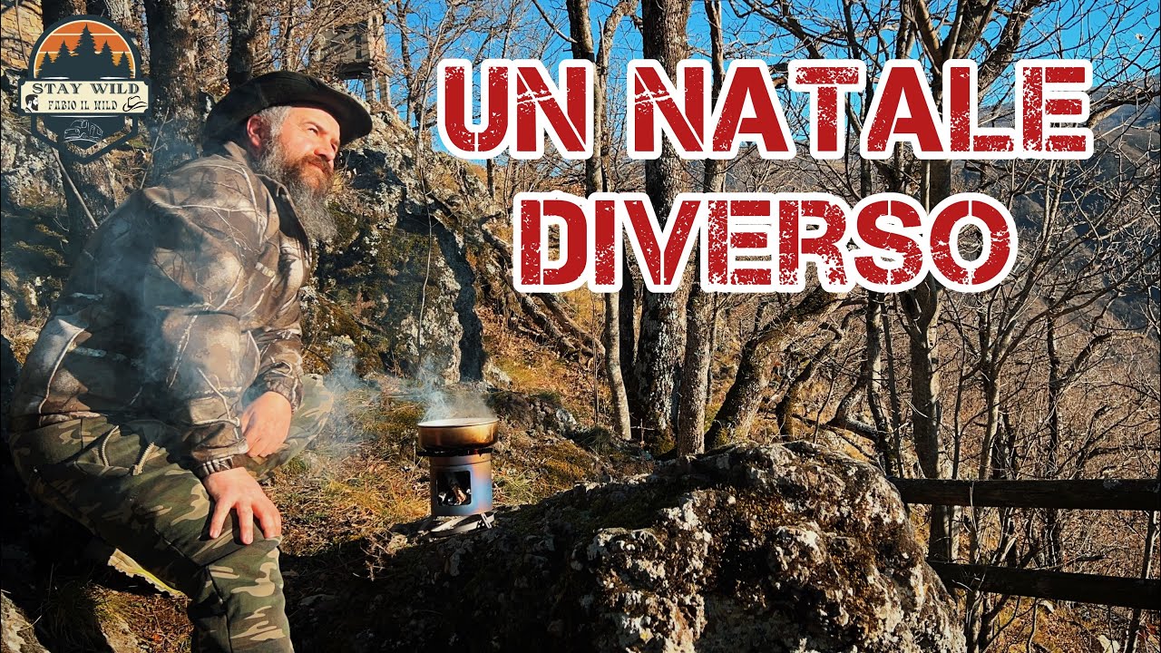 OUTDOORS - Natale 2023 solo nel parco delle ofioliti nel Appennino Modenese, cucino nel bosco.