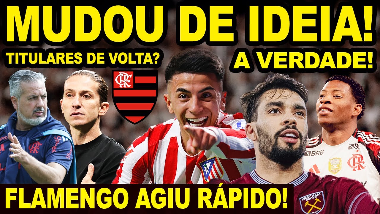 FLAMENGO TOMA DECISÃO! PROPOSTA POR LUCAS PAQUETÁ E ESTRATÉGIA DO MENGÃO POR THIAGO ALMADA! E+
