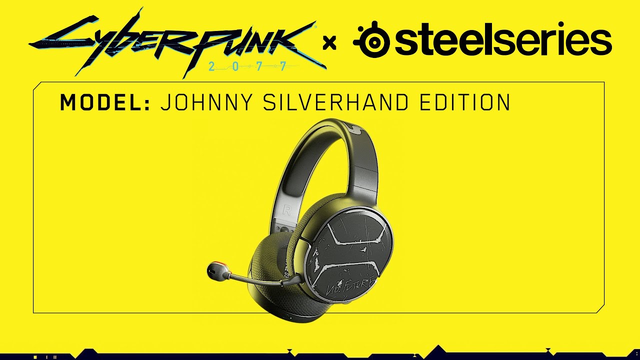 SteelSeries Arctis 1 Wireless: Cyberpunk 2077 Johnny Silverhand Edition