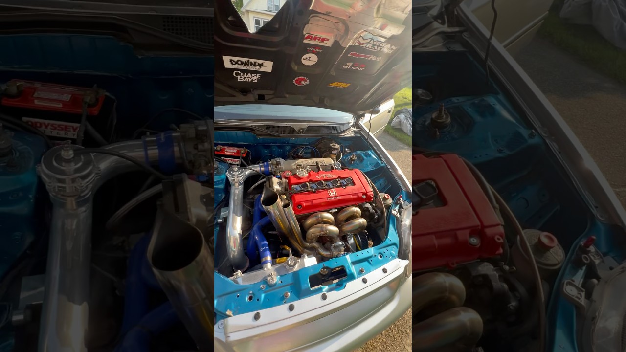 Turbo Honda Civic Ek Hatch | S2000 seats, GSR swapped Ripper! #jdm #builtnotbought #honda #civic