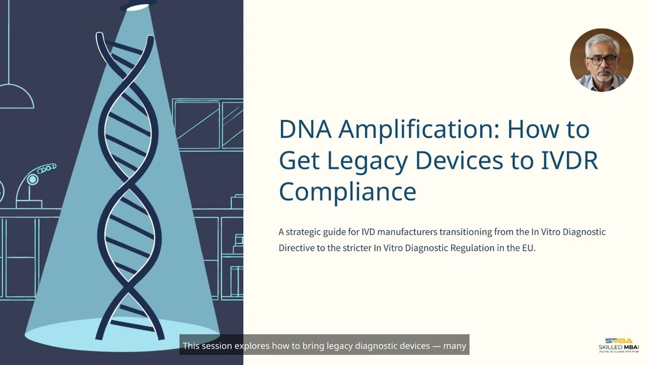 DNA Amplification & IVDR Compliance : A Critical Discussion of Case Study