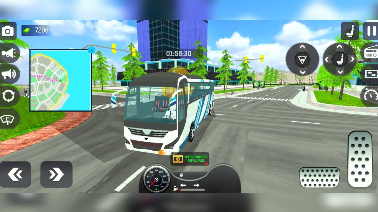 euro coach bus simulator 😱🚌 || new coach bus simulator Android gameplay 