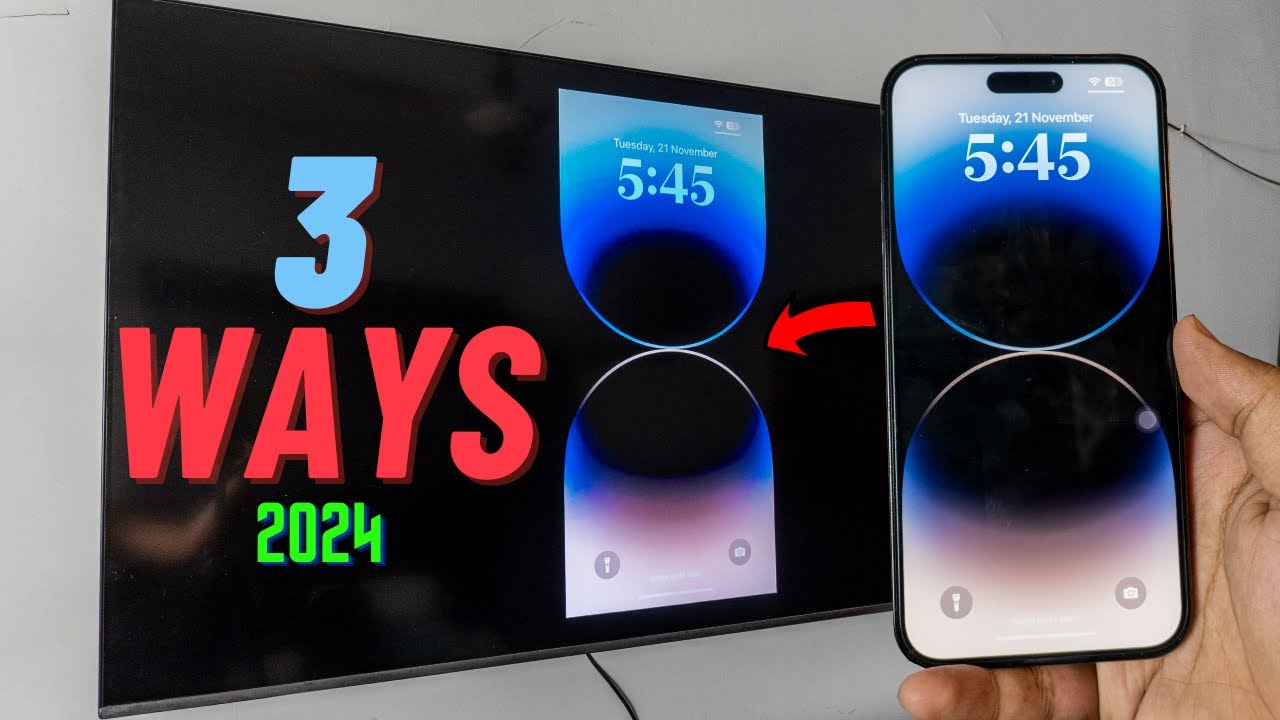 Как подключить iPhone к телевизору + Screen Mirror (2024)