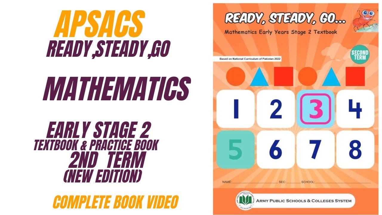 APSACS Ready Steady Go Math Early Years Stage 2 (2nd Term)