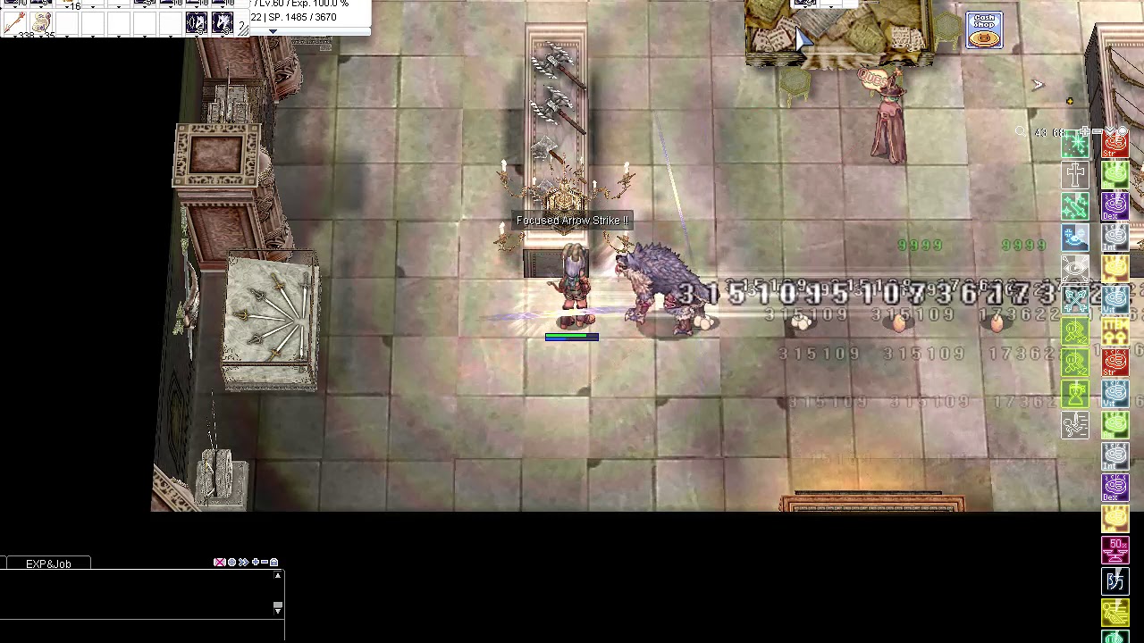 Test Ranger DMG Focused Arrow Strike