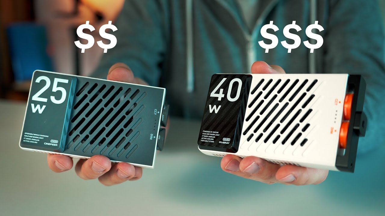 Zhiyun Cinepeer CM25 против Fiveray M40 | Разница объяснена