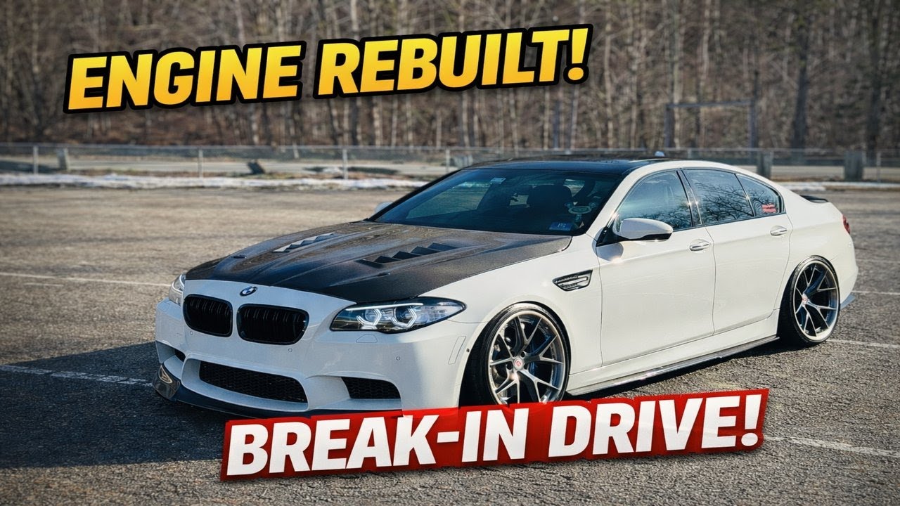 Fresh Forged Motor… First Break-In Drive (F10 M5 6-Speed)