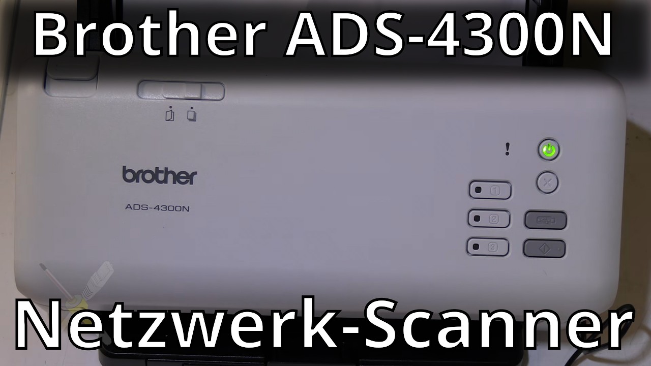BitBastelei #700 - Brother ADS-4300N Dokumentenscanner