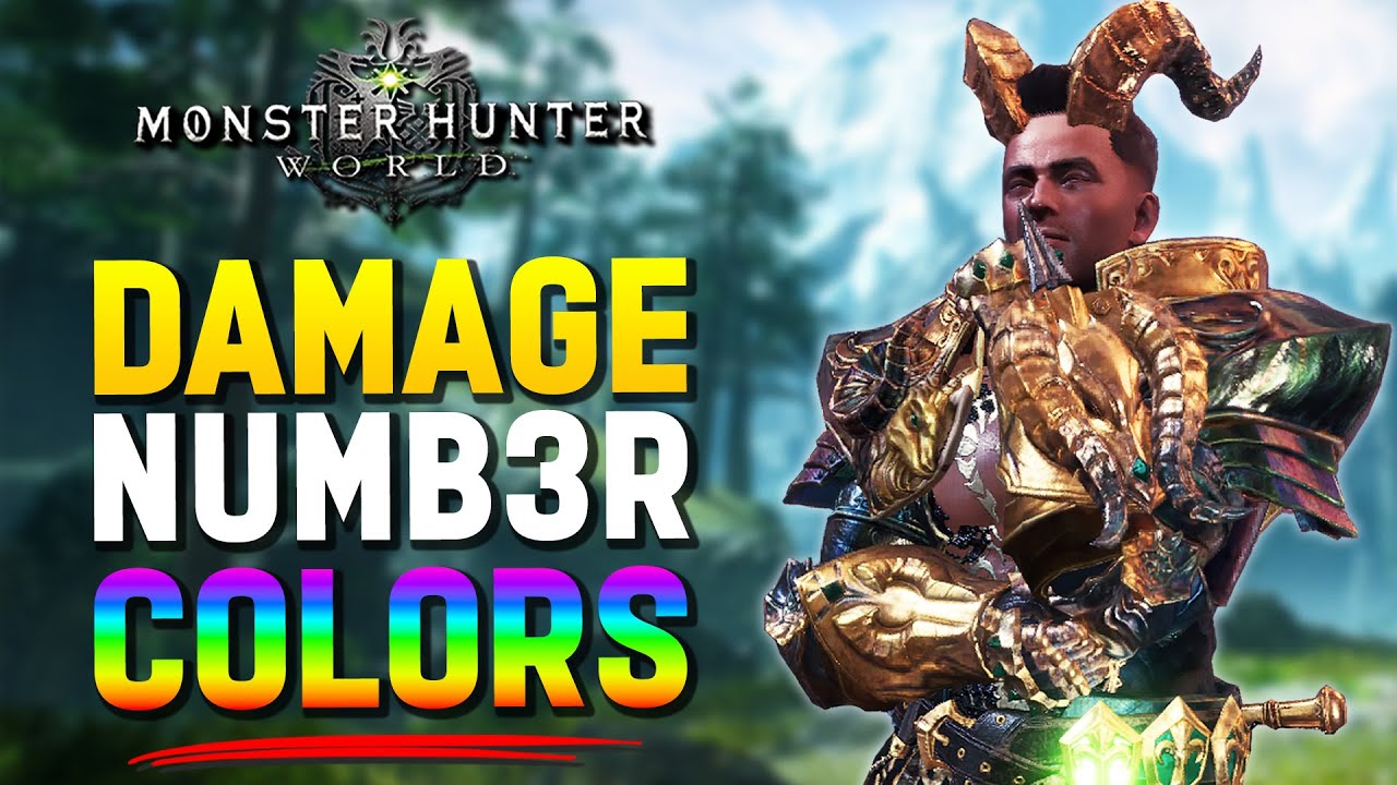 DAMAGE Numbers in Monster Hunter World EXPLAINED