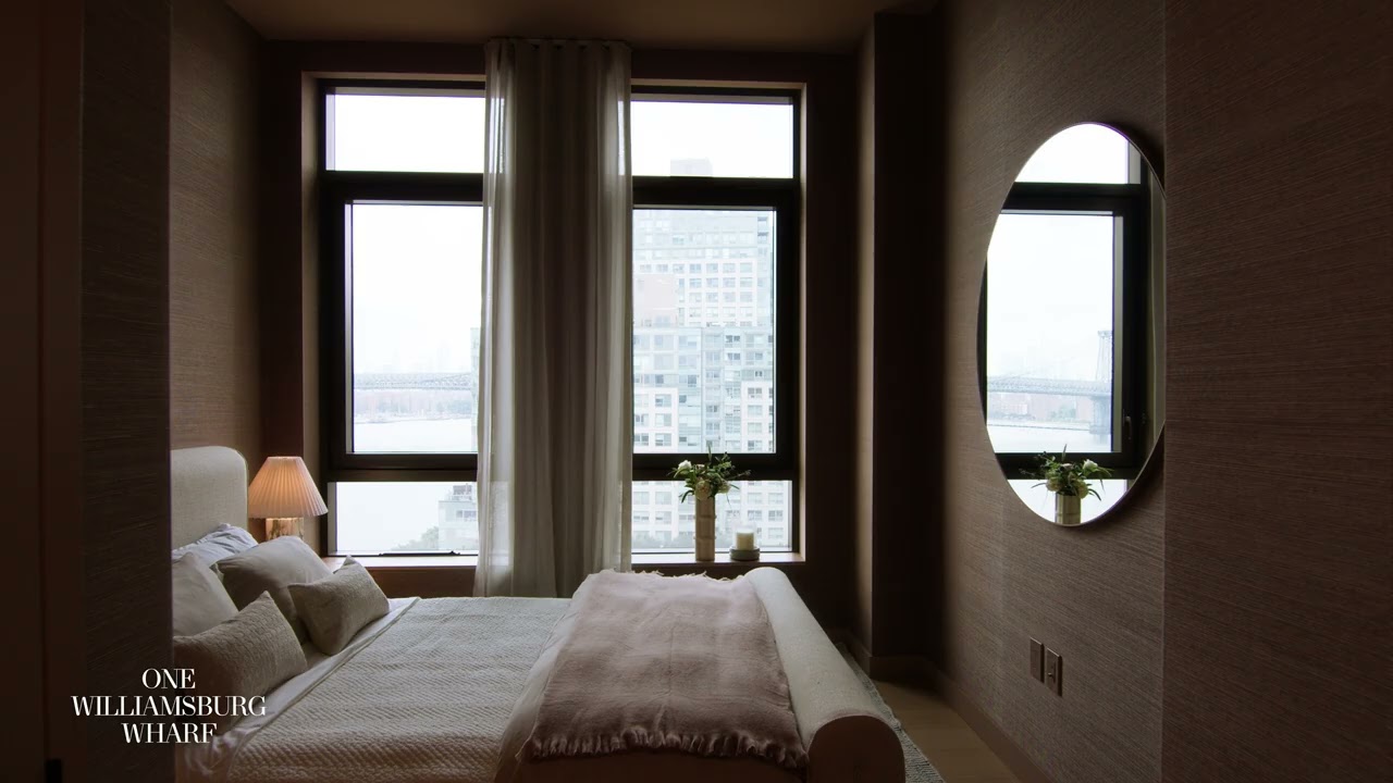 TOURING A Breathtaking 3 Bedroom Condo at Williamsburg Wharf w Ryan Serhant | SERHANT. New Dev