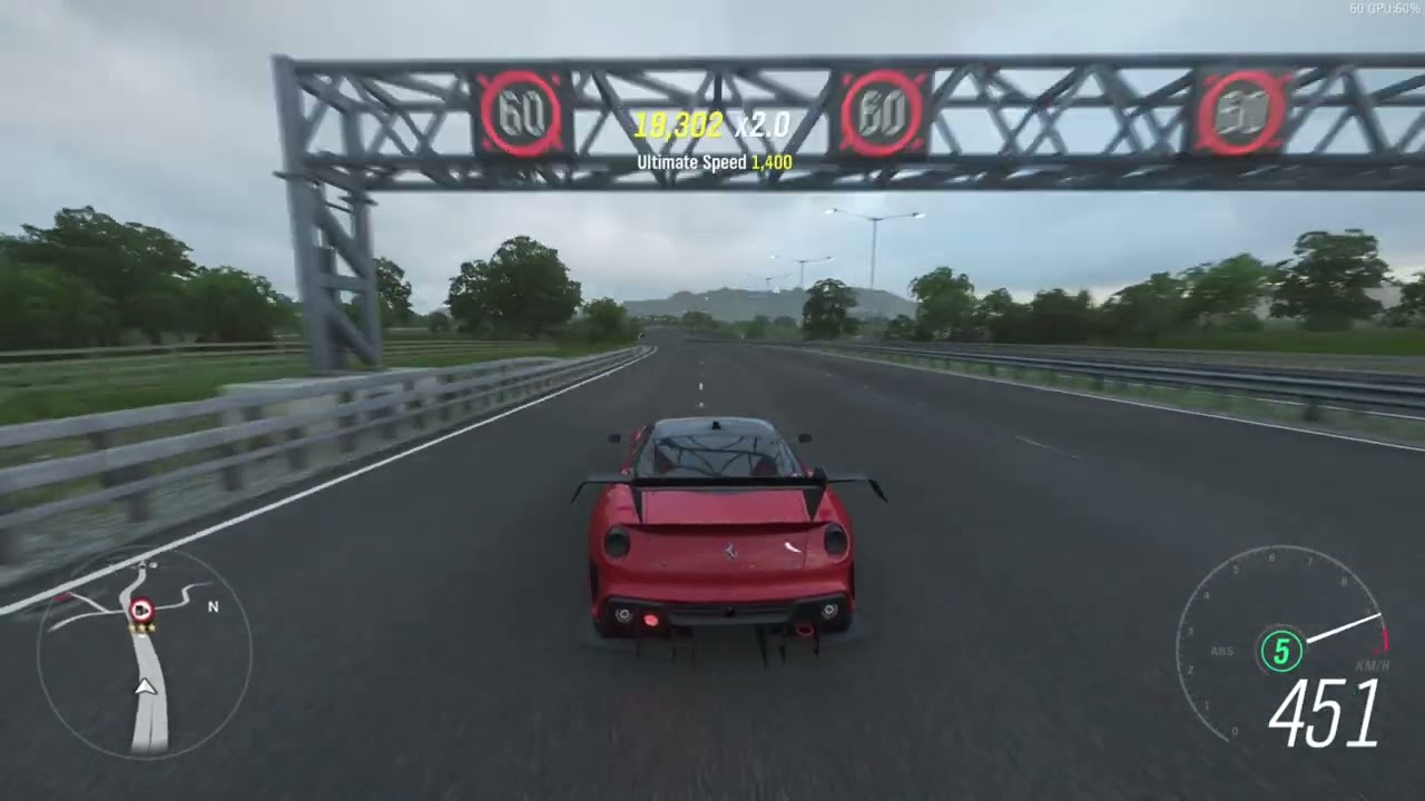 Ferrari 599XX Evo in Forza Horizon 4 top speed