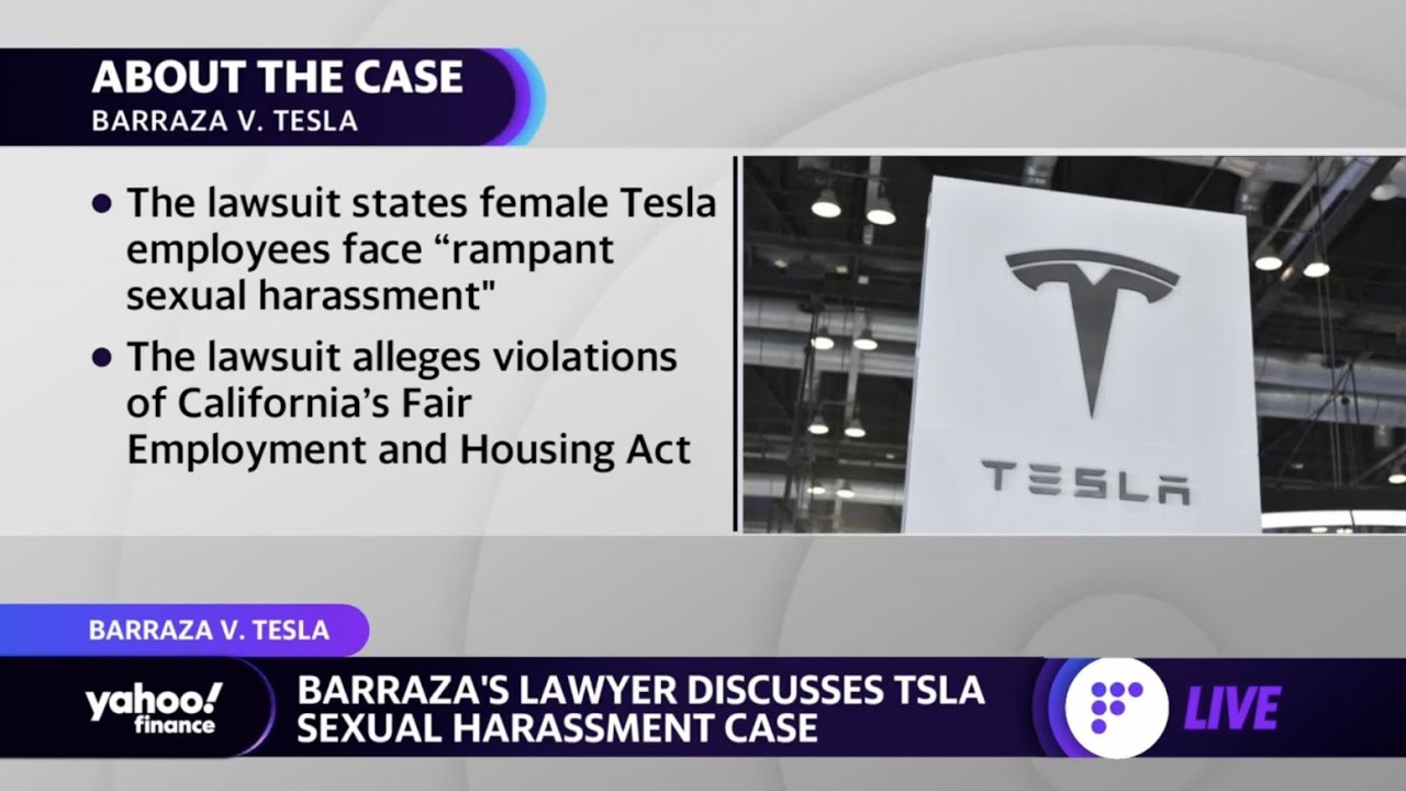 Plaintiff's lawyer explains Tesla sexual harassment lawsuit