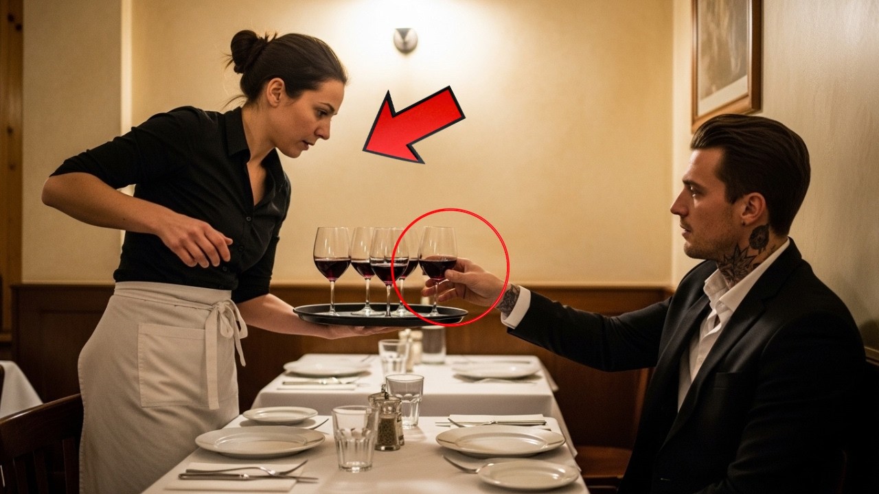 The Waitress Served the Mafia Boss With Shaking Hands — He Noticed the Military Tattoo on Her Arm