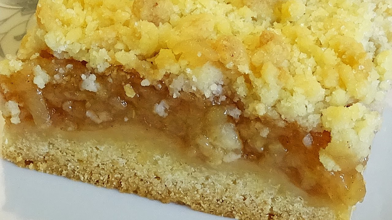 Szarlotka z kruszonką bez smażenia jabłek