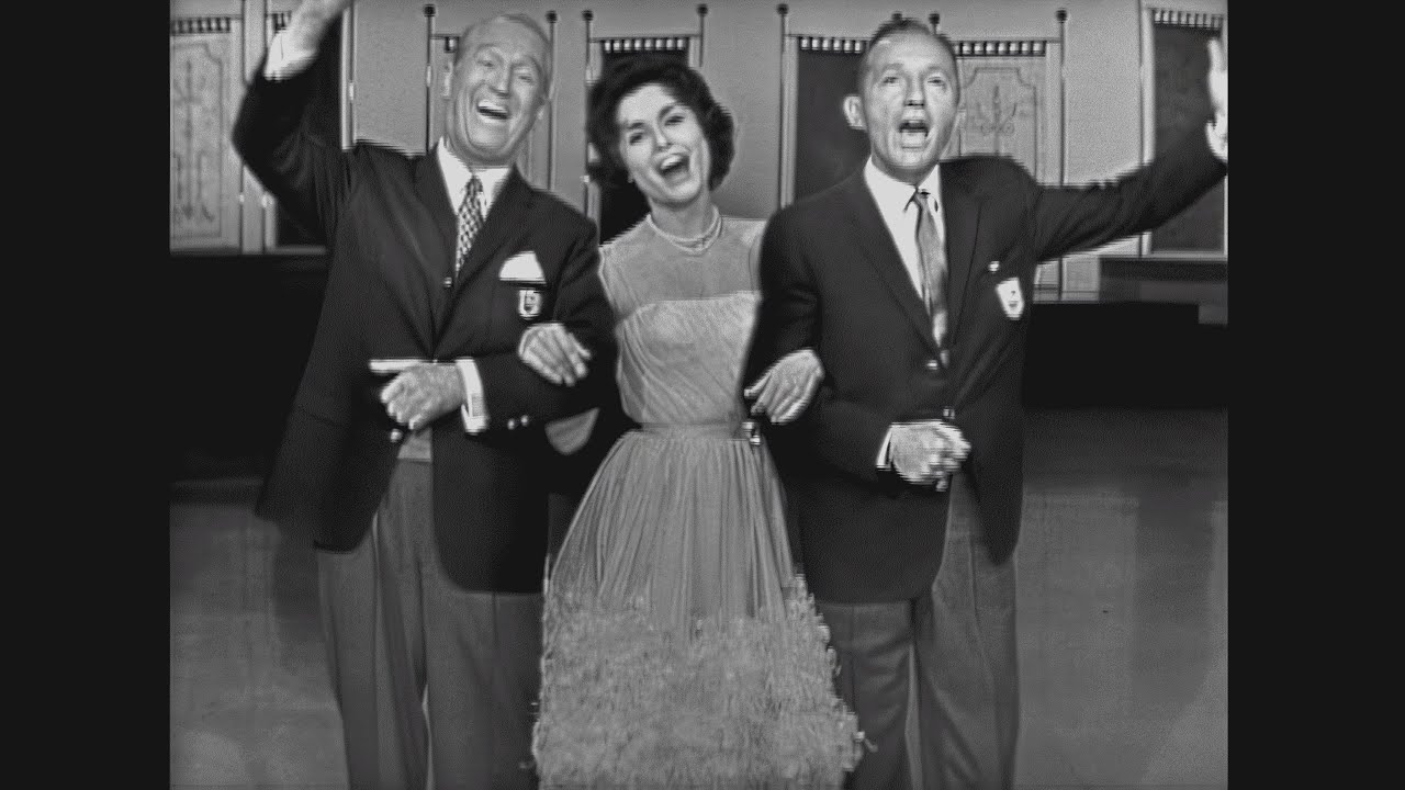 Bing Crosby, Maurice Chevalier, and Carol Lawrence sing "Ridin' High"