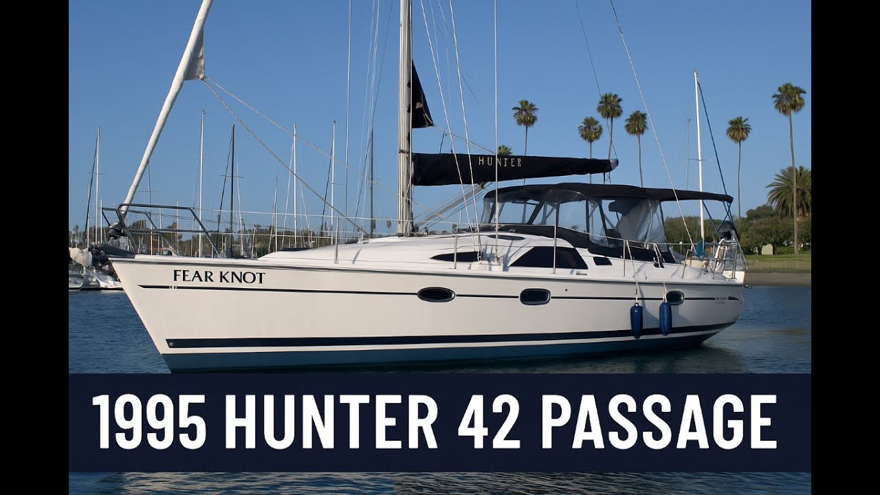 ⛵ 1995 Hunter 42 Passage – Comfortable Bluewater Cruiser By South Mountain Yachts
