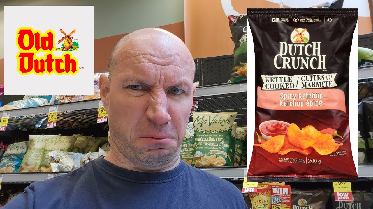 Old Dutch New Spicy Ketchup Dutch Crunch!