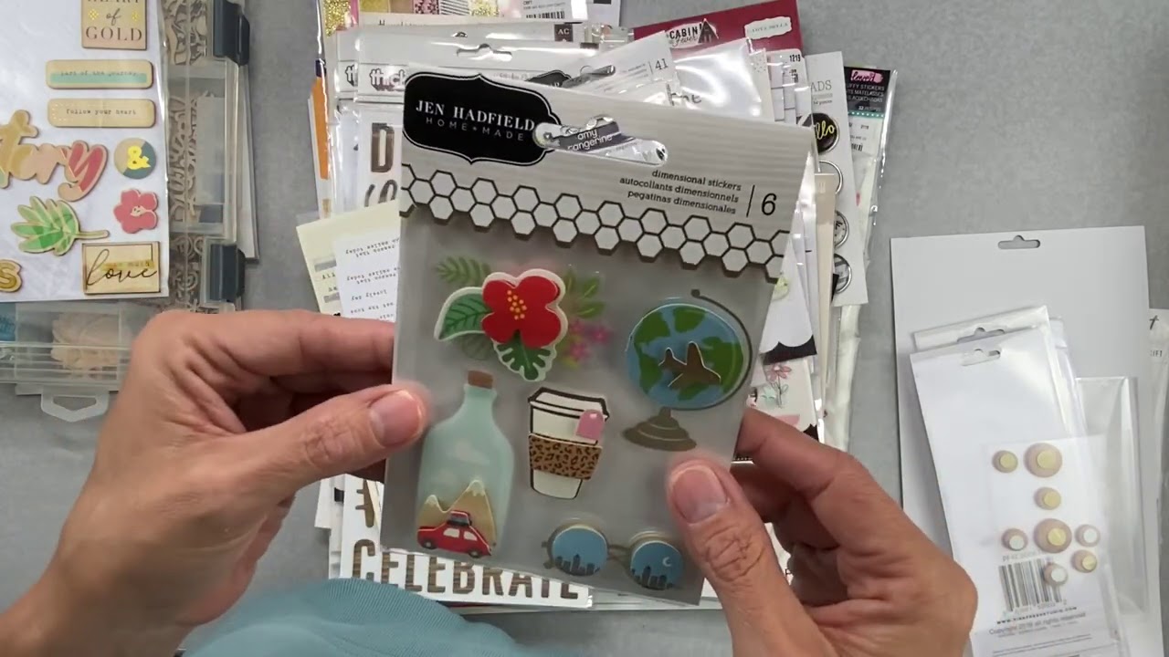 LET’S MAKE PAGE KITS - CHOOSING EMBELLIES