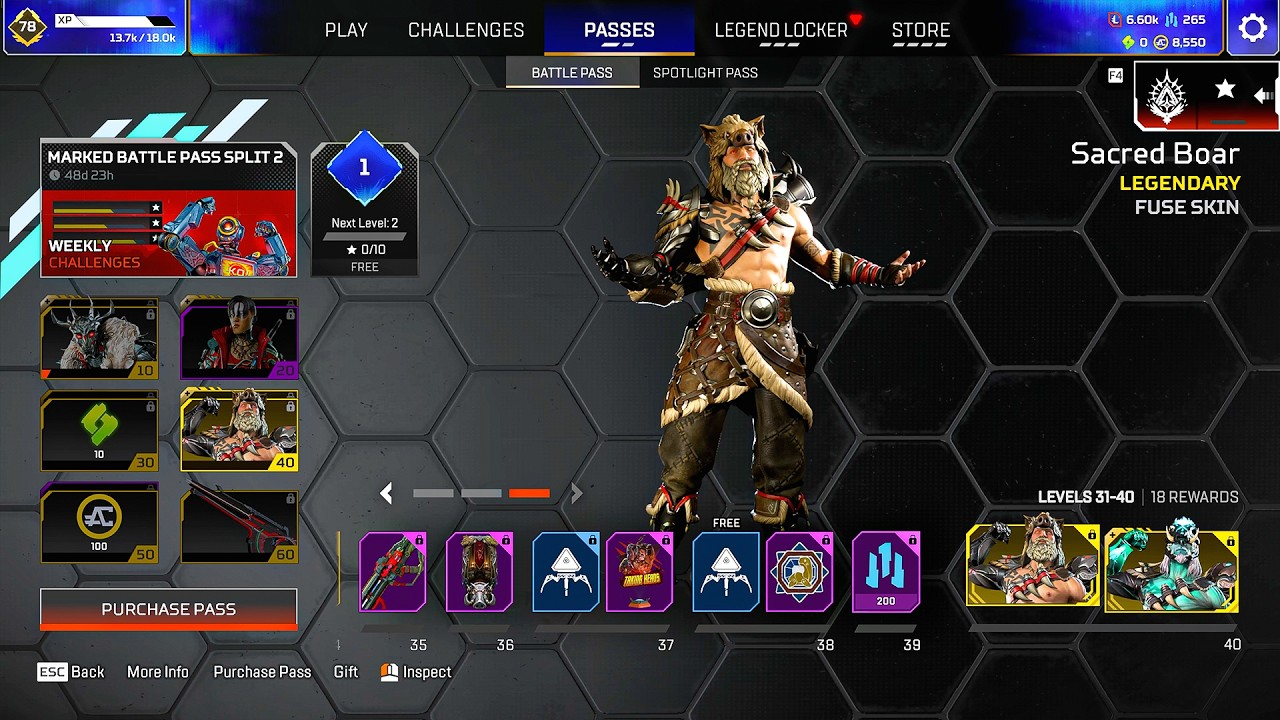 Apex Legends - Season 30: Marked Battle Pass (Full Showcase) | Split 2
