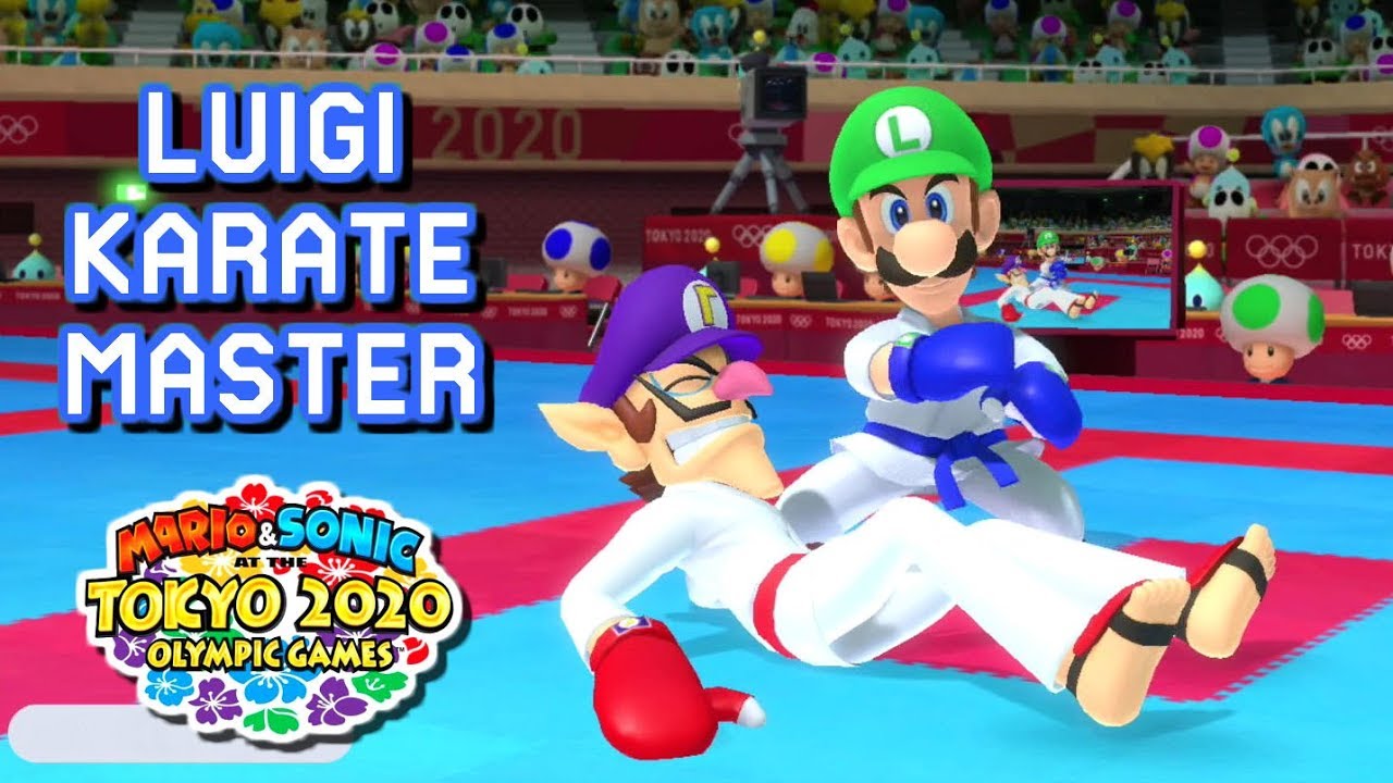 Luigi destroys every opponent with a perfect | Karate | Very Hard | No Hit