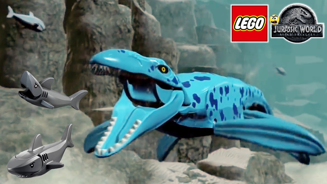 LEGO Jurassic World - Mosassauro Azul Piscina