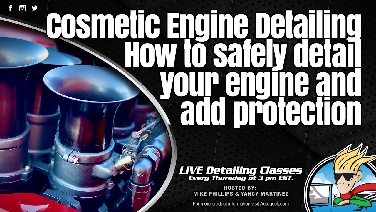 Cosmetic Engine Detailing - How to safely detail your engine and add protection