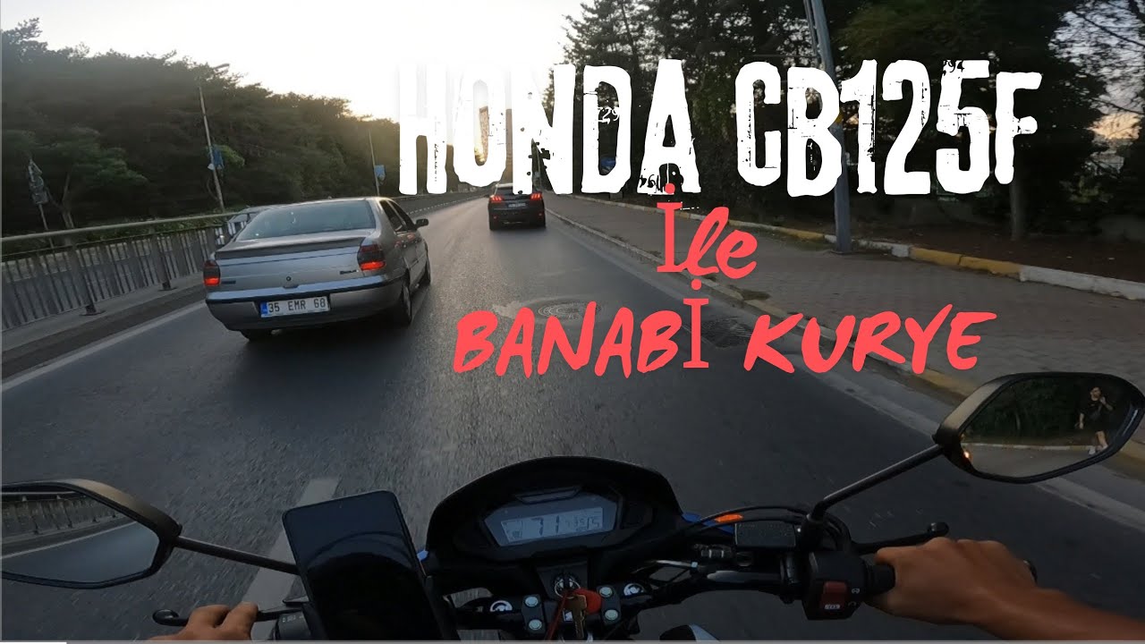 CB125F İLE BANABİ KURYE YAPİYORUZ