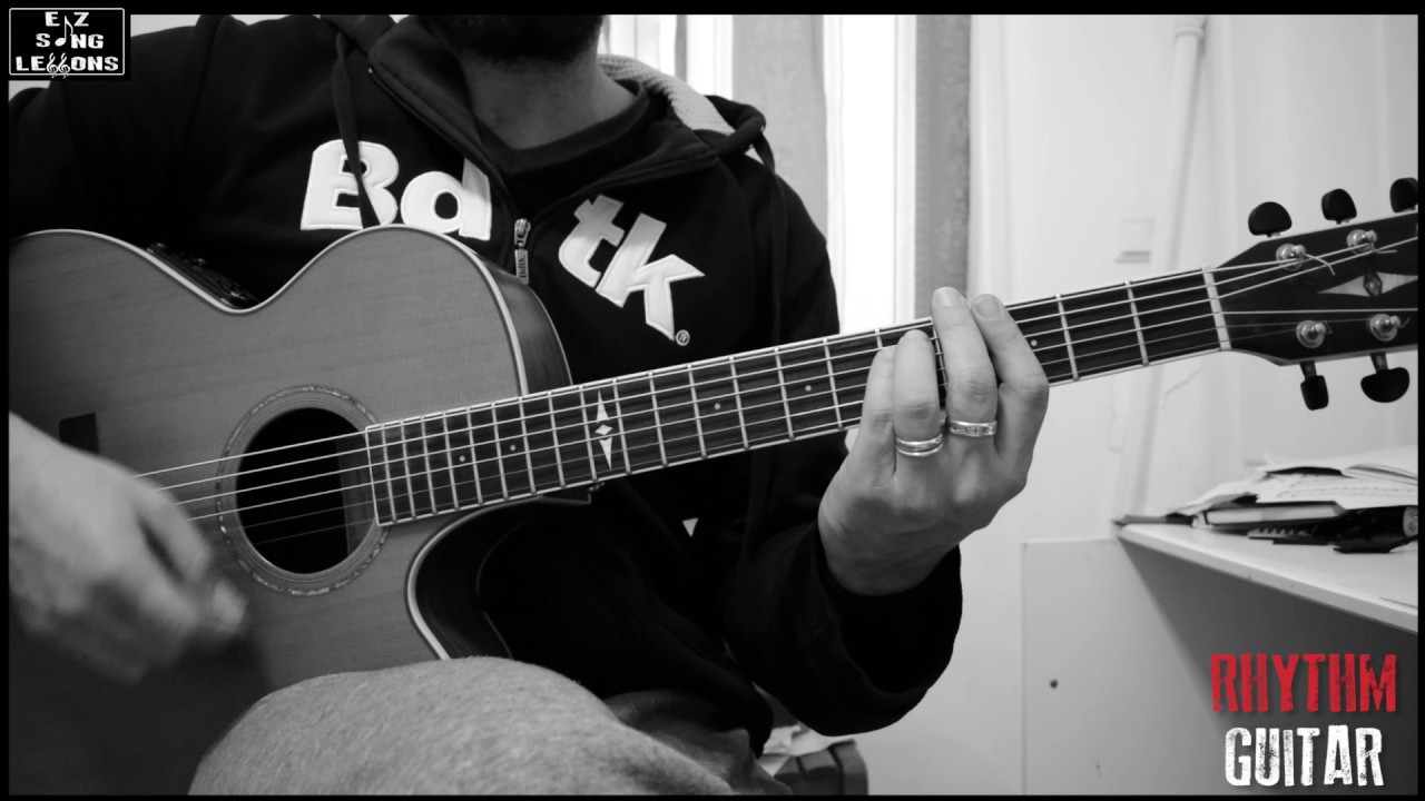 Maybe Tomorrow - Stereophonics [RHYTHM Guitar Cover/Lesson With TAB/Score]