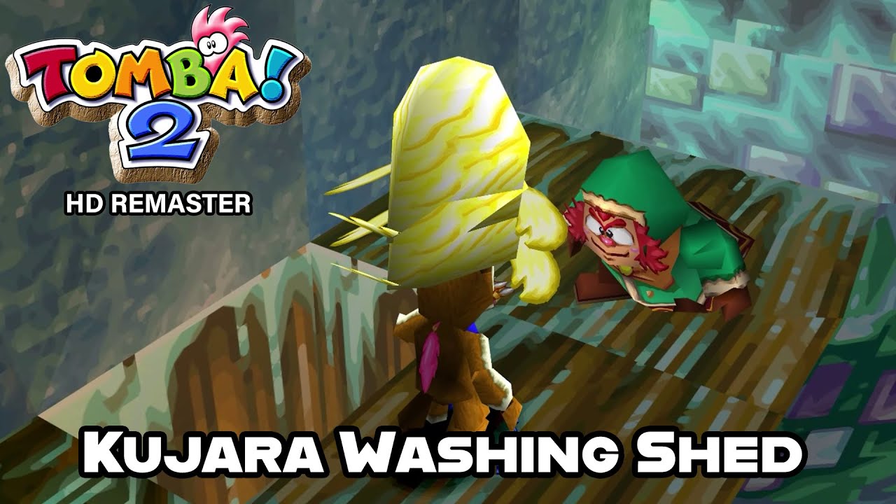 Kujara Washing Shed - Tomba! 2 The Evil Swine Return HD Remaster Walkthrough