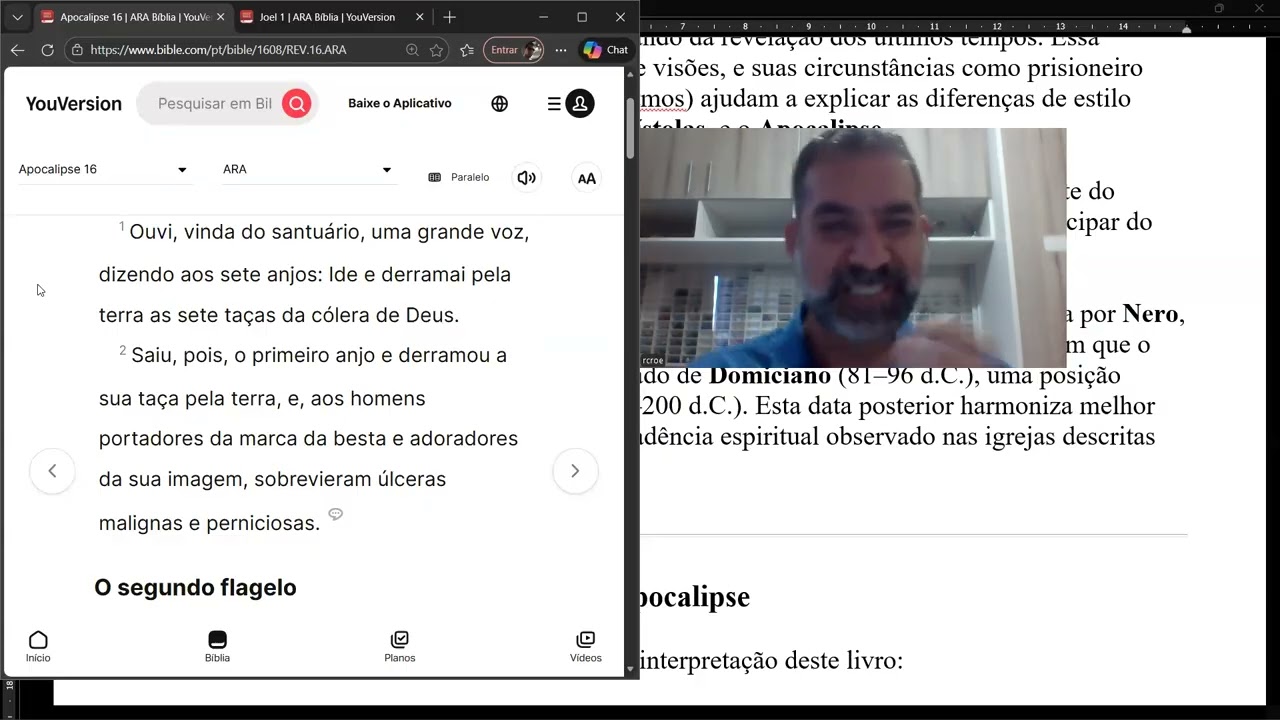 APOCALIPSE - O LIVRO DAS REVELAÇÕES - Capítulo 15 e 16 versos 01 a 11