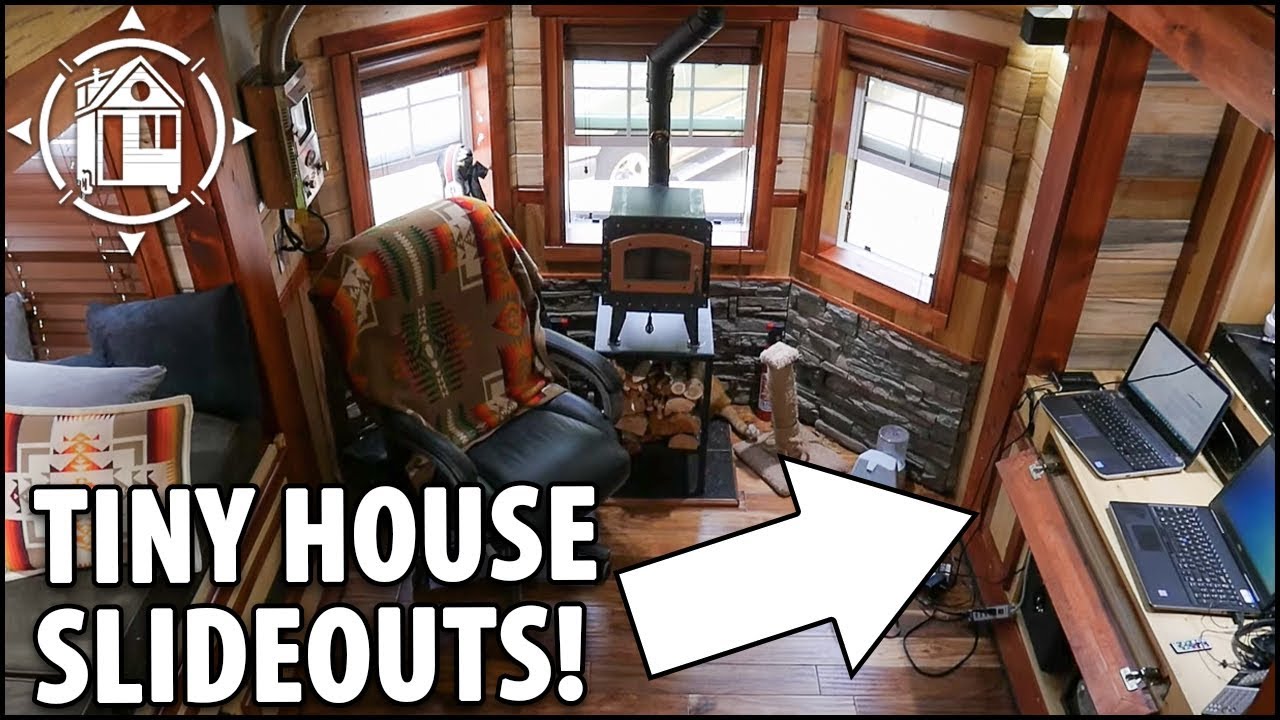 Expanding TINY HOUSE Built for No Mortgage Retirement with Slide Outs