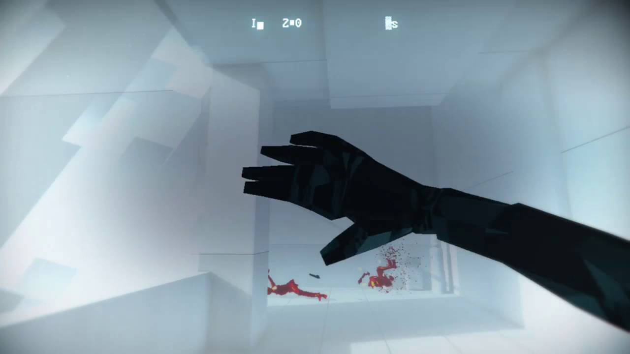 Superhot World Record: Corridor Speedrun Mode - Almost perfect run