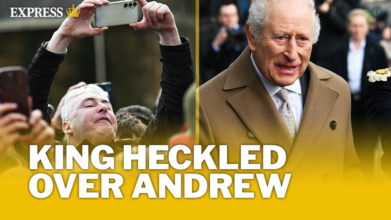 King Charles BRUTALLY heckled over Andrew's Epstein links during public engagement
